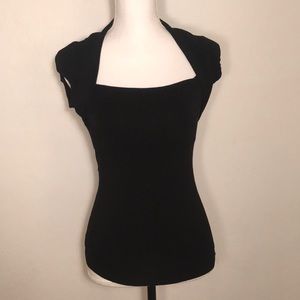 Forever 21 black top w attached coverup